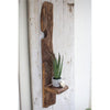 Kalalou NSE1010 Tall Recycled Wood Wall Shelf