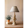 Kalalou CCG1593 Table Lamp with Sculpted Base