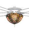 Meyda Lighting 97659 16"W Fleur-de-lis Fan Light Fixture