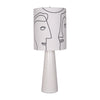Sagebrook Home 50826 Resin 34" Modern Pillar Table Lamp, White