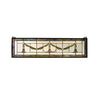 Meyda Lighting 98102 32"W X 8"H Garland Swag Stained Glass Window Panel