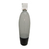 Sagebrook Home 18496-02 Glass, 38" Vase Acrylic Detail, 2-Tone White