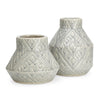 IMAX Worldwide Home Mila Gray Vases - Set of 2