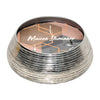 Sagebrook Home 80264-01 6" 15 Oz Spiced Pear Etched Metal Candle, Slvr
