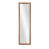 Benzara Rectangular Polystyrene Frame Over The Door Mirror, Brass