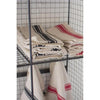 Kalalou NPU1003 Cotton Kitchen Towels, Red Stripe Set of 6