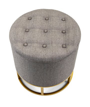 IMAX Worldwide Home Piper Gray Ottoman