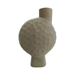 Sagebrook Home 18445-01 Stone, 9" Hammered Vase, Natual