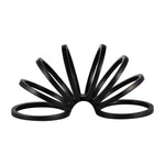 Sagebrook Home 17774-01 Metal, 11", Slinky Ring Deco, Black