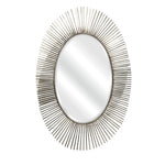 IMAX Worldwide Home Navio Silver Leaf Abstract Wall Mirror