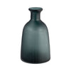 Sagebrook Home 17391-02 Glass, 13" Vase W/ Lid, Blue/Gray