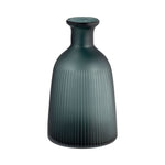 Sagebrook Home 17391-02 Glass, 13" Vase W/ Lid, Blue/Gray