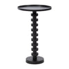 Sagebrook Home 18359-01 25" Aluminum Stacked Disc Accent Table, Black