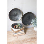 Kalalou NPV1209 Black Copper Platter, Set of 3