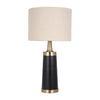 Sagebrook Home 50819 Metal, 28" Pillar Table Lamp, Black