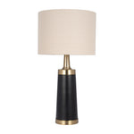 Sagebrook Home 50819 Metal, 28" Pillar Table Lamp, Black
