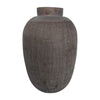 Sagebrook Home 18845 Glass, 19" Urn Vase, Smokey Brown