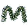 Vickerman A118317 50' Cashmere Artificial Christmas Garland Clear Dura-Lit Incandescent Lights