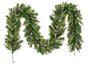 Vickerman A118314 9' Cashmere Artificial Christmas Garland Clear Dura-Lit Incandescent Lights