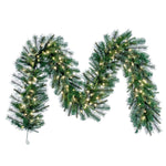 Vickerman A118320Led 9' Cashmere Artificial Christmas Garland With Warm White Dura-Lit Led Lights