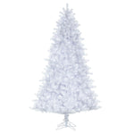 4.5' Crystal White Pine Artificial Christmas Tree Pure White LED Lights