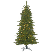 5.5' Durango Spruce Slim Artificial Christmas Tree Clear Dura-Lit Lights