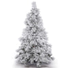 Vickerman 12' Flocked Alberta Artificial Christmas Tree Unlit