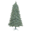 15' Colorado Blue Spruce Slim Artificial Christmas Tree Multi-Colored LED Lights