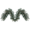 Vickerman A164818 9' X 18" Colorado Blue Spruce Artificial Christmas Garland Clear Dura-Lit Incandescent Lights