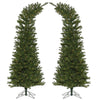 9' x 44'' Green Whimsical Artificial Christmas Tree Clear Dura-Lit Lights