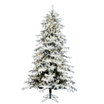 4.5' x 38" York Spruce Artificial Xmas Tree EZ Dura-lit Color Changing LED