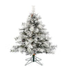 Vickerman 10' x 83" Flocked Cheshire Artificial Christmas Tree Unlit