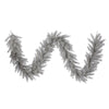 Vickerman A193114 9' X 14" Platinum Fir Artificial Christmas Garland Unlit