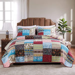 Greenland Home Gigi GL-2007AMST 2-Piece Twin/XL Quilt Set