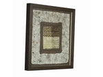 Benzara 16 x 5 Abstract knitted Shadow Box Wall decor, Brown