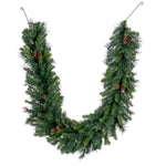 Vickerman A800907 6' Cheyenne Pine Artificial Christmas Swag Garland Unlit