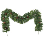 Vickerman A800911 9' Cheyenne Artificial Christmas Garland Unlit