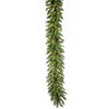 Vickerman A800919 50' Cheyenne Artificial Christmas Garland Clear Dura-Lit Incandescent Lights