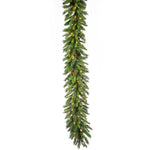 Vickerman A800919 50' Cheyenne Artificial Christmas Garland Clear Dura-Lit Incandescent Lights