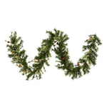 Vickerman A801712 9' Mixed Country Pine Artificial Christmas Garland Unlit