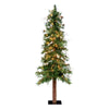 Vickerman A801951 5' Mixed Country Alpine Artificial Christmas Tree Clear Dura-Lit Mini Lights