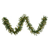 Vickerman A802716 9' Canadian Pine Artificial Christmas Garland Clear Incandescent Mini Lights