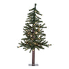 Vickerman A805131 3' Natural Alpine Artificial Christmas Tree Clear Incandescent Lights