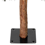 Vickerman A805184LED 4' 5' 6' Natural Alpine Artificial Christmas Tree Set Warm White LED Lights Set of 3