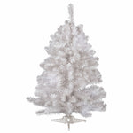 Vickerman  2' Crystal White Spruce Artificial Christmas Tree Unlit