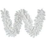 Vickerman A805815 9' Crystal White Spruce Artificial Christmas Garland Unlit