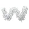 Vickerman A805818 9' Crystal White Spruce Artificial Christmas Garland Unlit