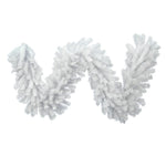 Vickerman A805818 9' Crystal White Spruce Artificial Christmas Garland Unlit