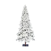 Vickerman  7' Flocked Spruce Artificial Christmas Tree Unlit