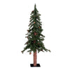 Vickerman A807230 3' Alpine Artificial Christmas Tree Unlit